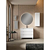 Mueble de lavabo Claire (L x An x Al: 45 x 100 x 81 cm, Blanco, 1 seno, empotrado, salida central, Número de cajones: 3 ud.) | BAUHAUS