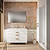 Mueble de lavabo Danubio (L x An x Al: 45 x 120 x 72 cm, Blanco/Roble bardolino, Tablero de aglomerado) | BAUHAUS