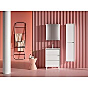 Conjunto de mueble de baño Inglet (Ancho: 60 cm, Blanco mate, Número de cajones: 3 ud., 3 pzs.) | BAUHAUS