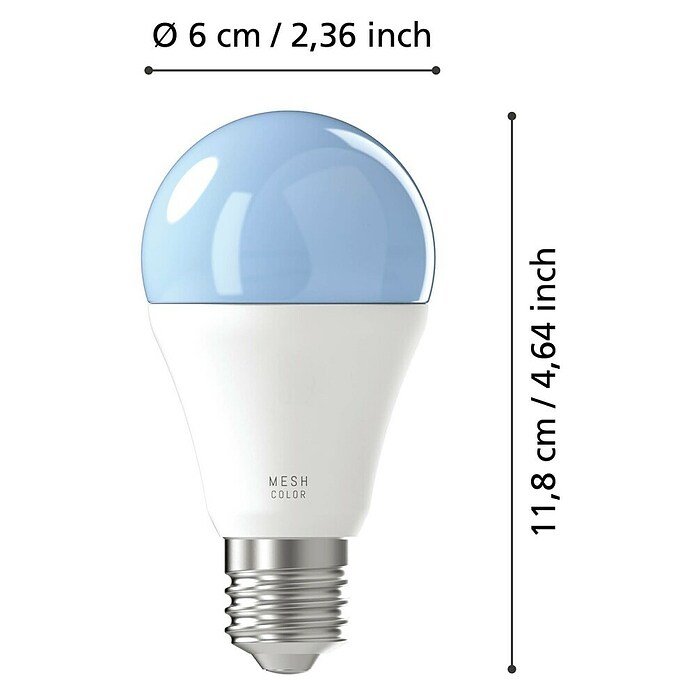 Eglo connect.z Ledlichtbron Startpakket A60 met schakelaar (9 W, 806 lm) | BAUHAUS