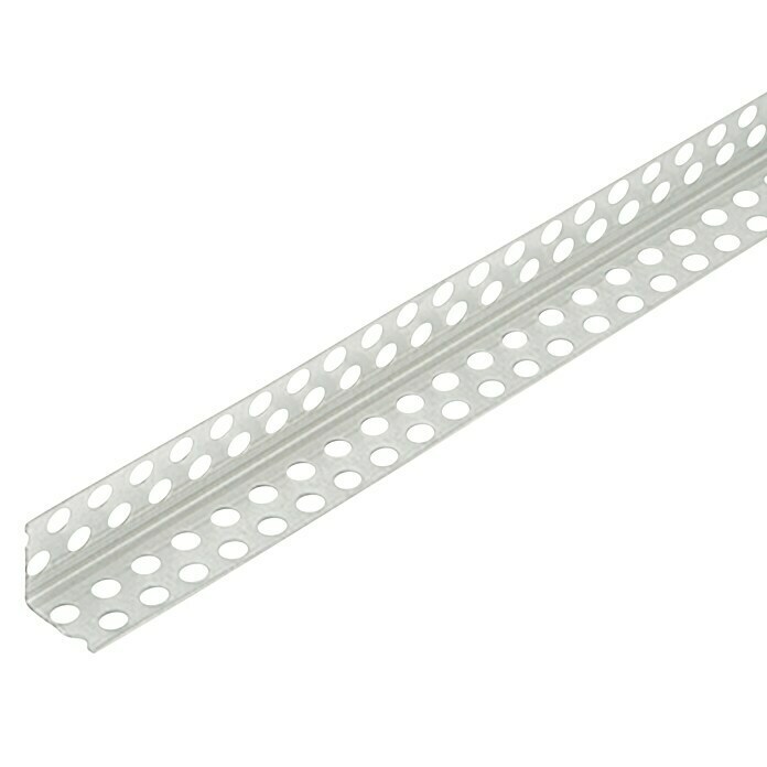 Placo Saint-Gobain Perfil de protección esquinero (L x An x Al: 2,5 m x 26 mm x 25 mm, PVC, Blanco)