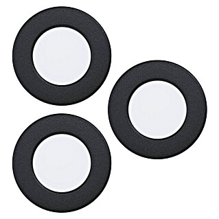 Eglo connect.z Led-inbouwspot FUEVA 6-Z Set (2,8 W, Diameter: 86 mm, Zwart)