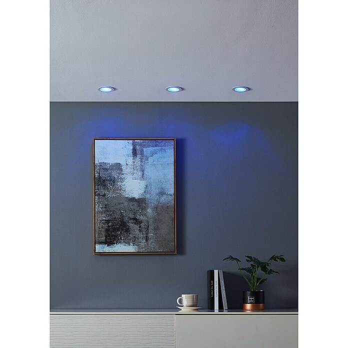 Eglo connect.z Led-inbouwspot CAROSSO-Z (4,7 kW, Diameter: 95 mm, Wit) | BAUHAUS
