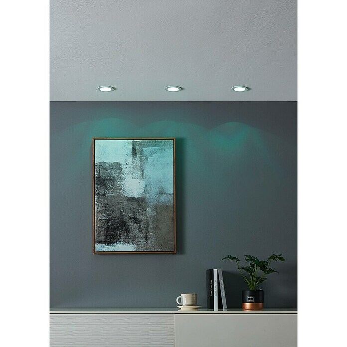 Eglo connect.z Led-inbouwspot CAROSSO-Z (4,7 kW, Diameter: 95 mm, Wit) | BAUHAUS