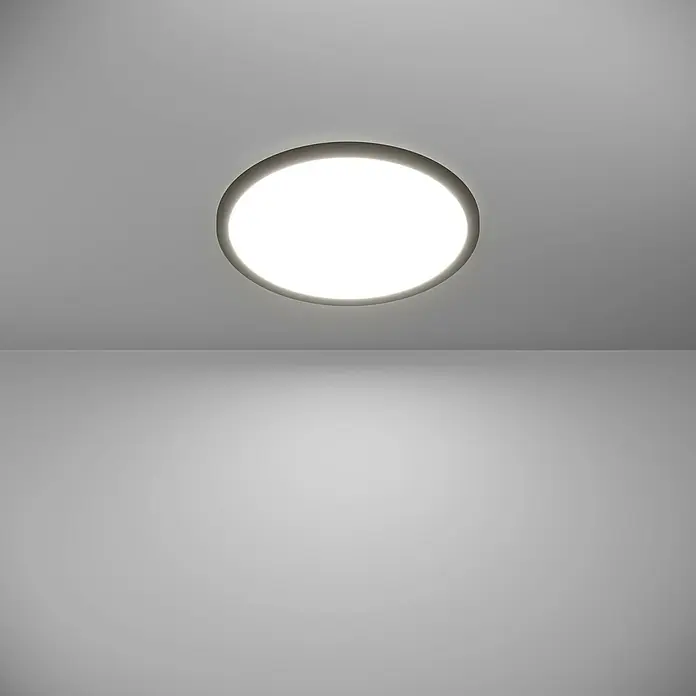 Eglo connect.z LED-Panel rund Rovito-Z - 18,5 W, Ø x H: 39 x 3 cm, Schwarz, RGBW - Runde Deckenleuchte mit sanftem Licht.