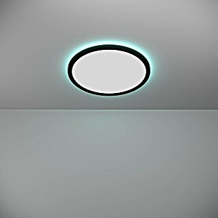 Eglo connect.z LED-Panel rund Rovito-Z (18,5 W, Ø x H: 39 x 3 cm, Schwarz, RGBW)