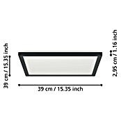 Eglo connect.z Led paneel ROVITO-Z (17,6 W, l x b x h: 39 x 39 x 3 cm, RGB) | BAUHAUS