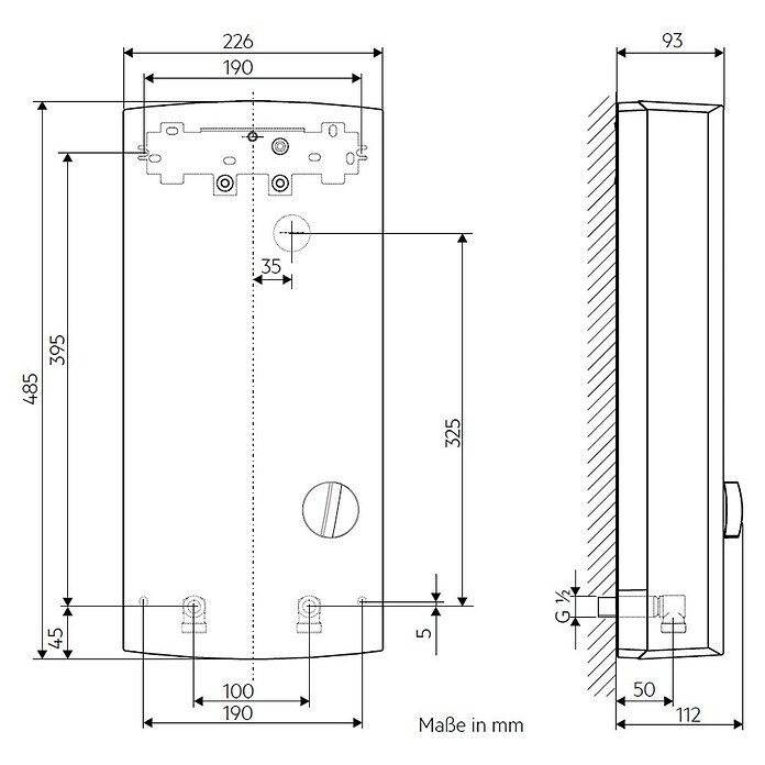 AEG Calentador de agua eléctrico instantáneo DDLE Easy (21 kW, Electrónico) | BAUHAUS