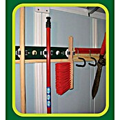 Grosfillex Gerätehaus Deco H7,5 (Außenmaß inkl. Dachüberstand (B x T): 370 x 298 cm, Kunststoff, Weiß/Grau-grün) | BAUHAUS