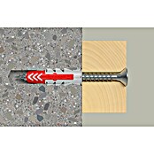 Fischer Schrauben- & Dübel-Set DuoPower 6,8,10 S (Geeignet für: Voll- und Lochbaustoffe, Nylon, Stahl, 18 Stk.) | BAUHAUS