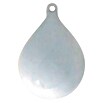 Defensa en forma de pera 65 cm (Blanco)