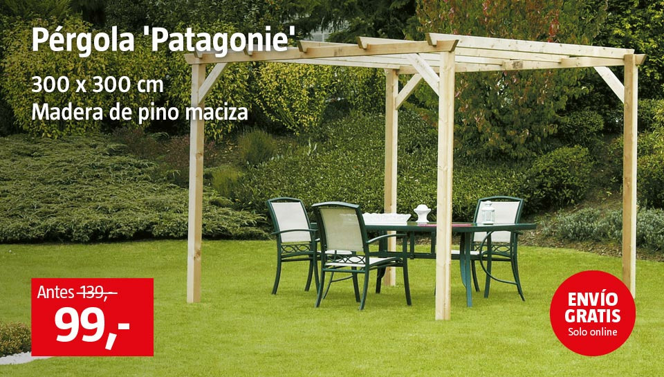 Pérgola de madera