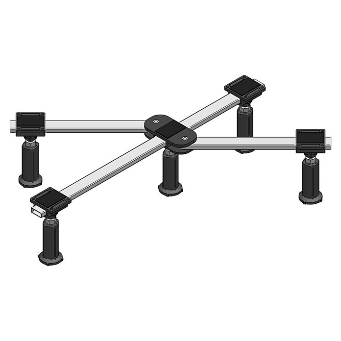 Duschwannenfuß Eco (Geeignet für: Stahl- & Acrylwannen, Wannengröße: Von 70 x 70 bis 90 x 90 cm) | BAUHAUS