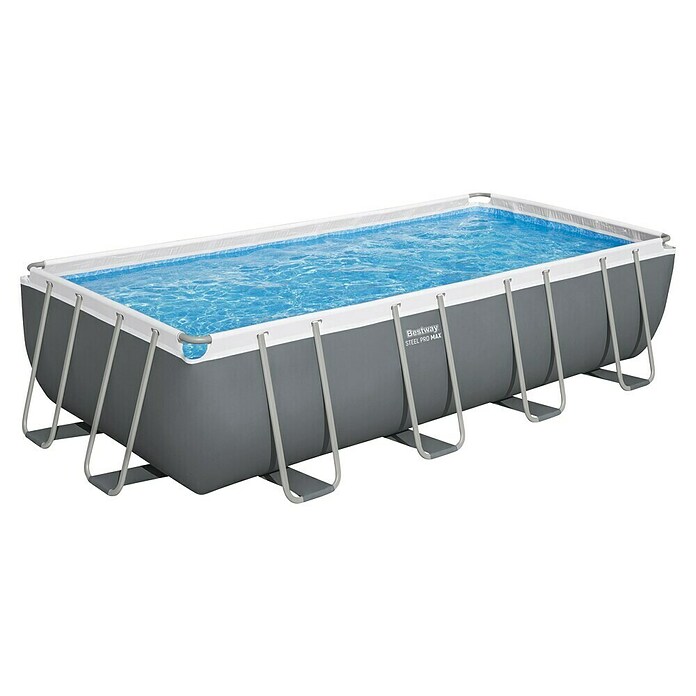 Bestway Bazen sa čeličnim okvirom Steel Pro MAX  (D x Š x V: 549 x 274 x 122 cm, Siva, 14,812 l) | BAUHAUS