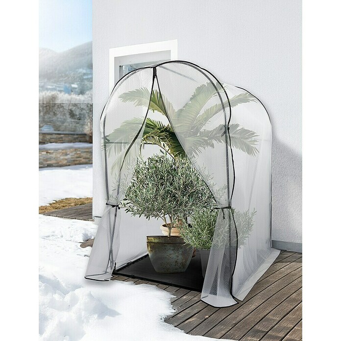 Windhager Winterschutzzelt Mediterraneo (120 x 120 x 180 cm, Gitterfolie) | BAUHAUS