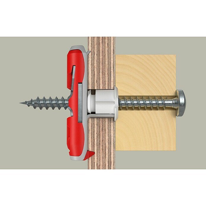 Fischer Tuimelplug Duotech 12 S PH M met panheadschroef (Pluglengte: 60 mm, Geschikt voor: Gipsplaten, 2 st.) | BAUHAUS