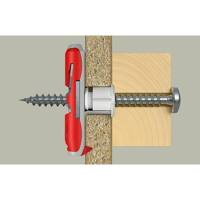 Fischer Tuimelplug Duotech 12 S PH M met panheadschroef (Pluglengte: 60 mm, Geschikt voor: Gipsplaten, 2 st.) | BAUHAUS