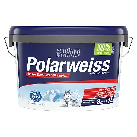 SCHÖNER WOHNEN-Farbe  Wandfarbe Polarweiß