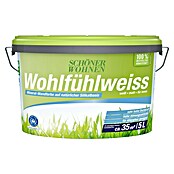 Schöner Wohnen Wandfarbe Wohlfühlweiß (Weiß, 5 l, Matt)