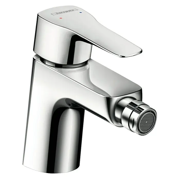 Hansgrohe MySport Grifo monomando de bidé - Cromo, Brillante - Un grifo de bidé Hansgrohe cromado brillante, que combina diseño moderno y funcionalidad para el baño.