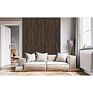 Akoestische panelen Acustico Walnoot (Walnoot, l x b x d: 2.670 x 572,5 x 19 mm)