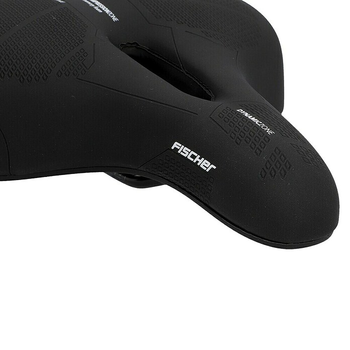 Fischer R.E.Med. Fahrradsattel (Memory-Foam-Einlage, Geeignet für: Touren- & Cityräder)
