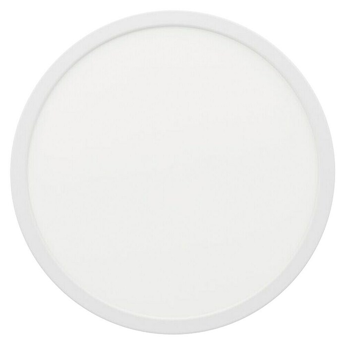 Eglo Fueva 5 Led-plafondlamp, rond Wit (Ø x h: 28,5 x 2,8 cm, Warm wit) | BAUHAUS