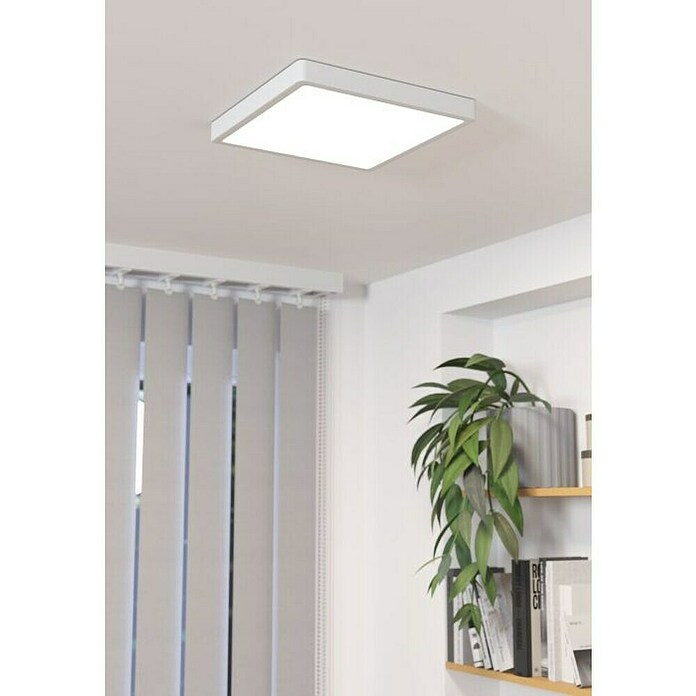 Eglo Fueva 5 Led-plafondlamp (l x b x h: 28,5 x 28,5 x 2,8 cm, Warm wit) | BAUHAUS