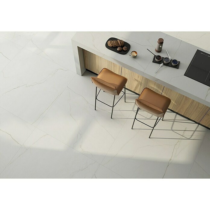Halcón Podna pločica Sublime Blanco Mate  (100 x 100 cm, Bijela, Mat) | BAUHAUS