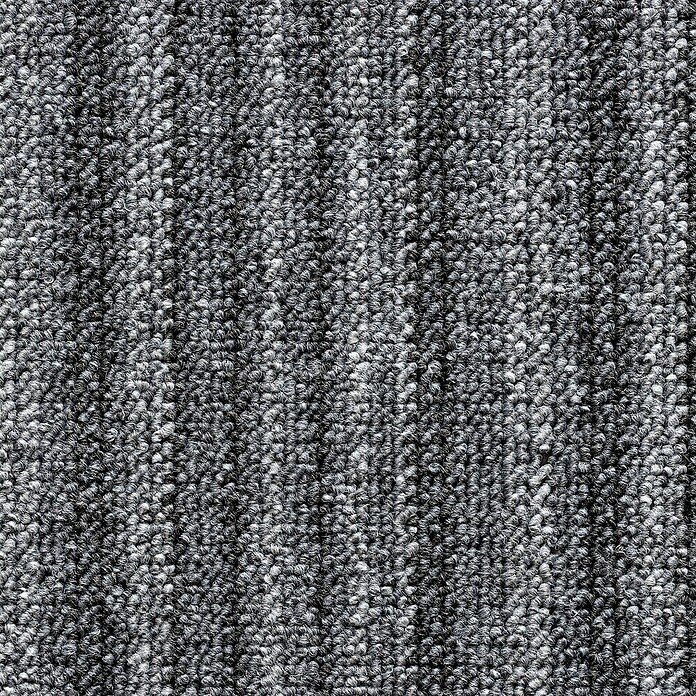 Teppichfliese Vienna (Schlinge, 100 % Polypropylen, Grau Gestreift) | BAUHAUS