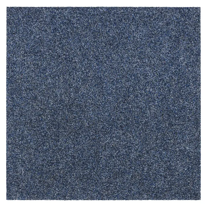 Teppichfliese Rally - Nadelfilz, 100 % Polypropylen, Jeansblau - Blauer Teppichboden mit dichter Textur, ideal für stark frequentierte Bereiche und verleiht jedem Raum Komfort und Stil.