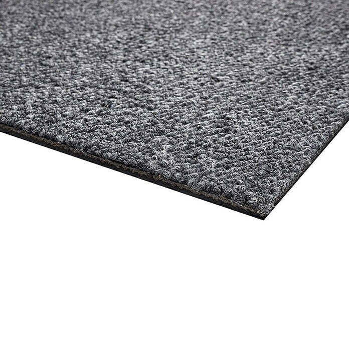 Teppichfliese Vienna (50 x 50 cm, Schlinge, 100 % Polypropylen, Mittelgrau) | BAUHAUS