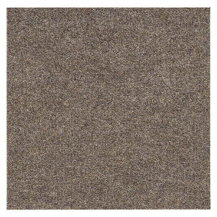 Teppichfliese Sprinter (50 x 50 cm, Nadelfilz, 80 % Polypropylen, 20 % recyceltes PET, Schokobraun) | BAUHAUS