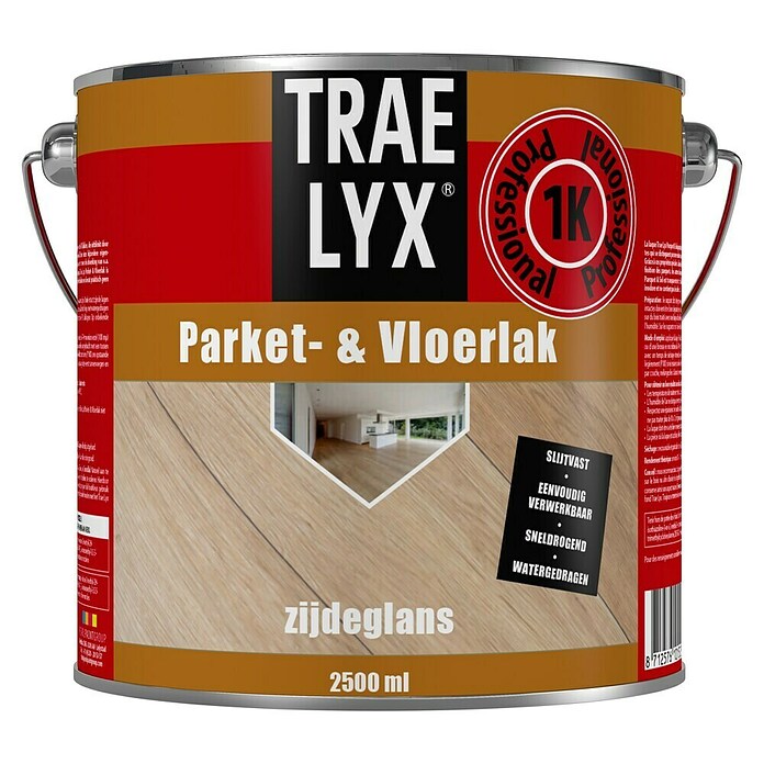 Parketlak (Kleurloos, 2,5 l, Zijdeglans) | BAUHAUS