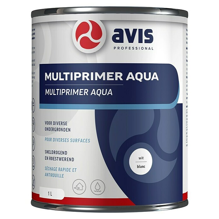 Avis Professional Hechtprimer (1 l, Wit, Op waterbasis) | BAUHAUS