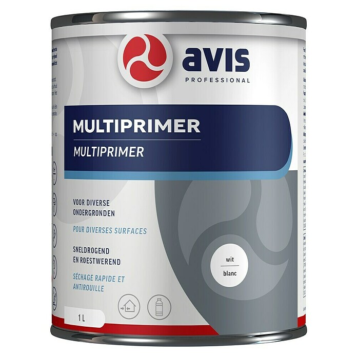 Avis Professional Hechtprimer (1 l, Wit, Op basis van oplosmiddelen) | BAUHAUS