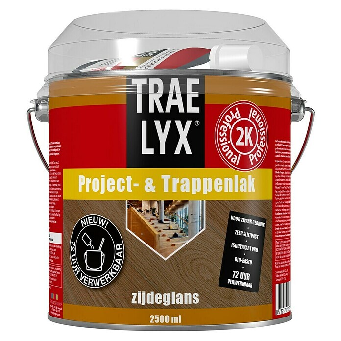 Trappenlak (Kleurloos, 2,5 l, Zijdeglans) | BAUHAUS