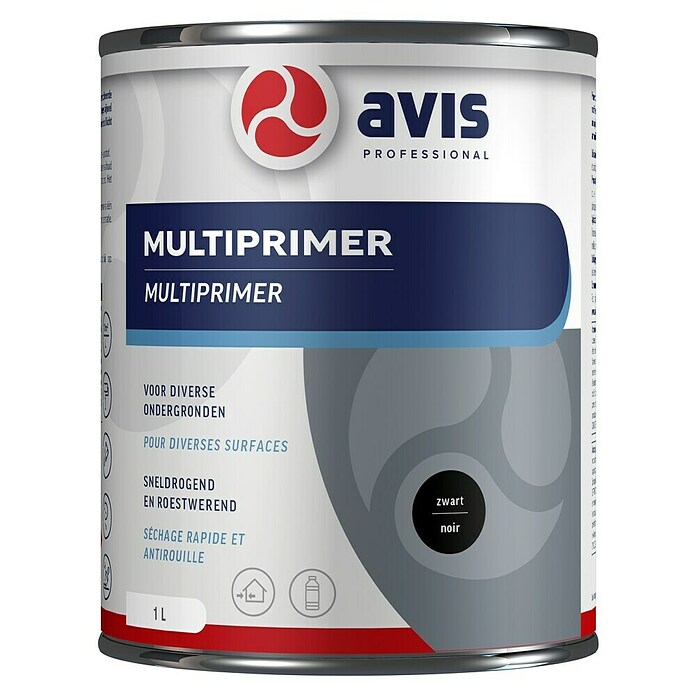 Avis Professional Hechtprimer (1 l, Zwart, Op basis van oplosmiddelen) | BAUHAUS