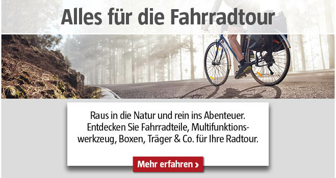 Fahrradtour Zubehör