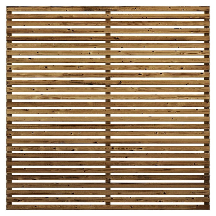 Plus U-Profil Tokyo Thermowood (B x H: 180 x 180 cm, Braun) | BAUHAUS