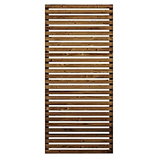 Plus U-Profil Tokyo Thermowood (B x H: 83 x 180 cm, Braun)