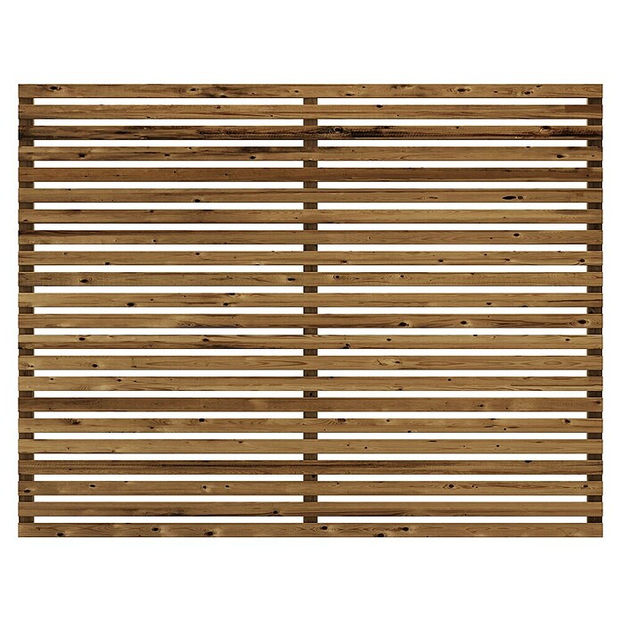 Plus U-Profil Tokyo Thermowood (B x H: 140 x 180 cm, Braun) | BAUHAUS