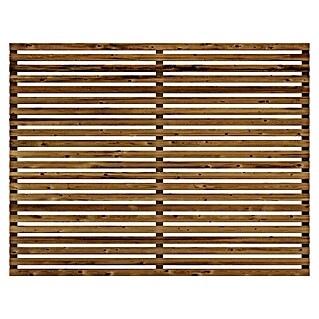 Plus U-Profil Tokyo Thermowood (B x H: 140 x 180 cm, Braun)