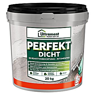 Ultrament Reaktivabdichtung (20 kg, 2-komponentig, Bitumenfrei)