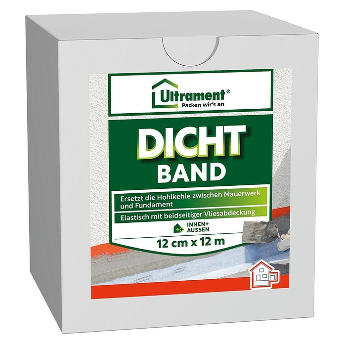 Ultrament Dichtband (12 m, Beidseitig vliesbeschichtet)