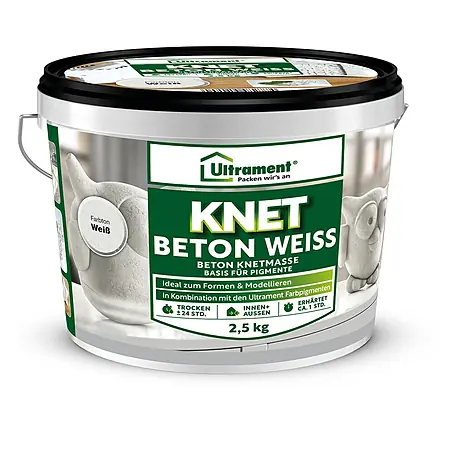 Ultrament  Beton-Knetmasse Knet Beton Weiss