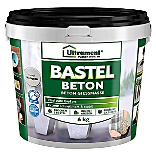 Ultrament Beton-Gießmasse Bastel Beton (6 kg)
