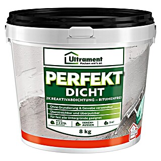 Ultrament Reaktivabdichtung (8 kg, 2-komponentig, Bitumenfrei)