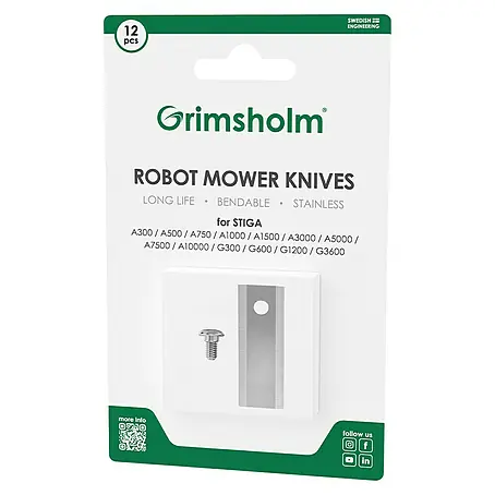 Grimsholm Green  Ersatzmesser-Set für Mähroboter