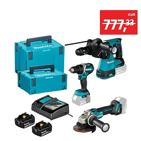 Makita LXT 18V Maschinen-Set DLX3195JX1